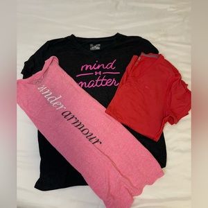 Under Armour and Nike Athletic shirt bundle